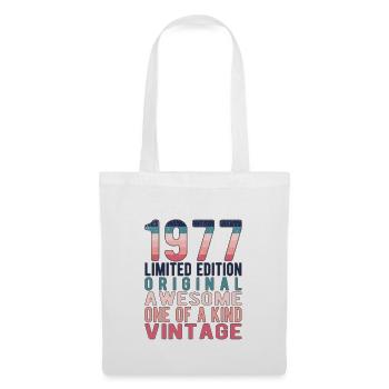 Limited Edition Since 1977 Birthday Vintage 1977 - Tote Bag - white - Front