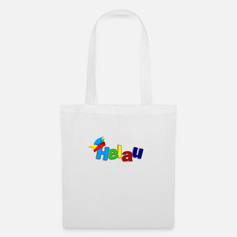 Helau - Stoffbeutel - Weiß