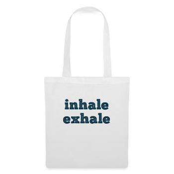 Respirer inspirer expirer - Sac en tissu - blanc - Devant