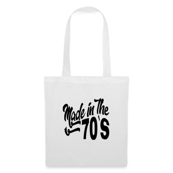 Birthday Made in the 70 s Seventies Vintage Retro - Tote Bag - white - Front