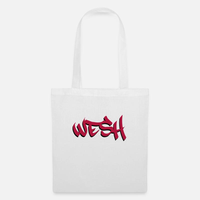 WÄSCHE-Tag - Stoffbeutel - Weiß