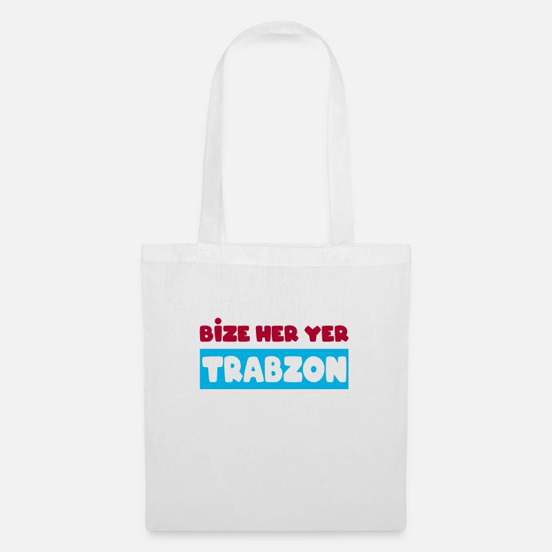 Bize her yer Trabzon 61 - Tote Bag - white