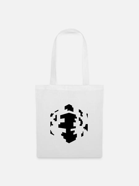 Pixel cubes - Tote Bag - white