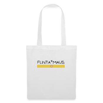Flinta*Maus inter flag - Stoffbeutel - Weiß - Vorne