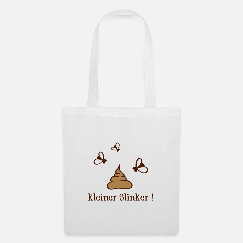 kleiner Stinker - Stoffbeutel - Weiß