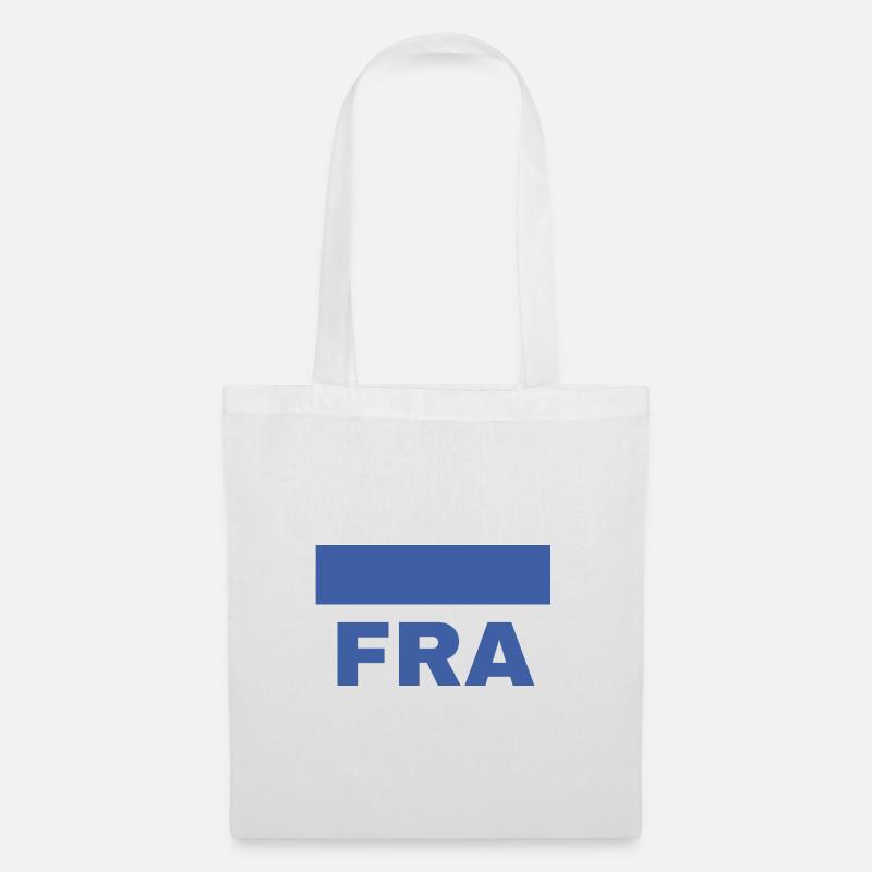 Dossard Judo Frankreich anpassbar - Stoffbeutel - Weiß