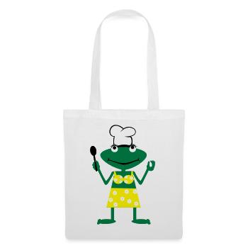 Cook frog - Stoffbeutel - Weiß - Vorne