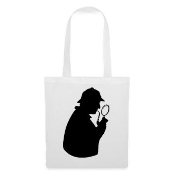 sherlock holmes 147255 - Stoffbeutel - Weiß - Vorne