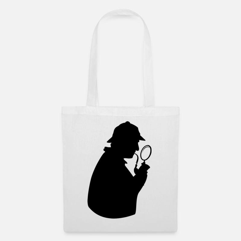 sherlock holmes 147255 - Stoffbeutel - Weiß