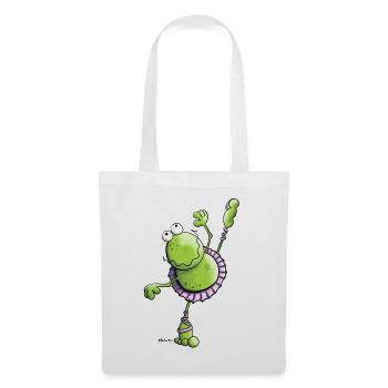 Grenouille Ballet - Sac en tissu - blanc - Devant