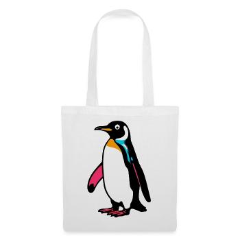 Pinguin - Stoffbeutel - Weiß - Vorne