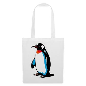 Pingouin - Sac en tissu - blanc - Devant