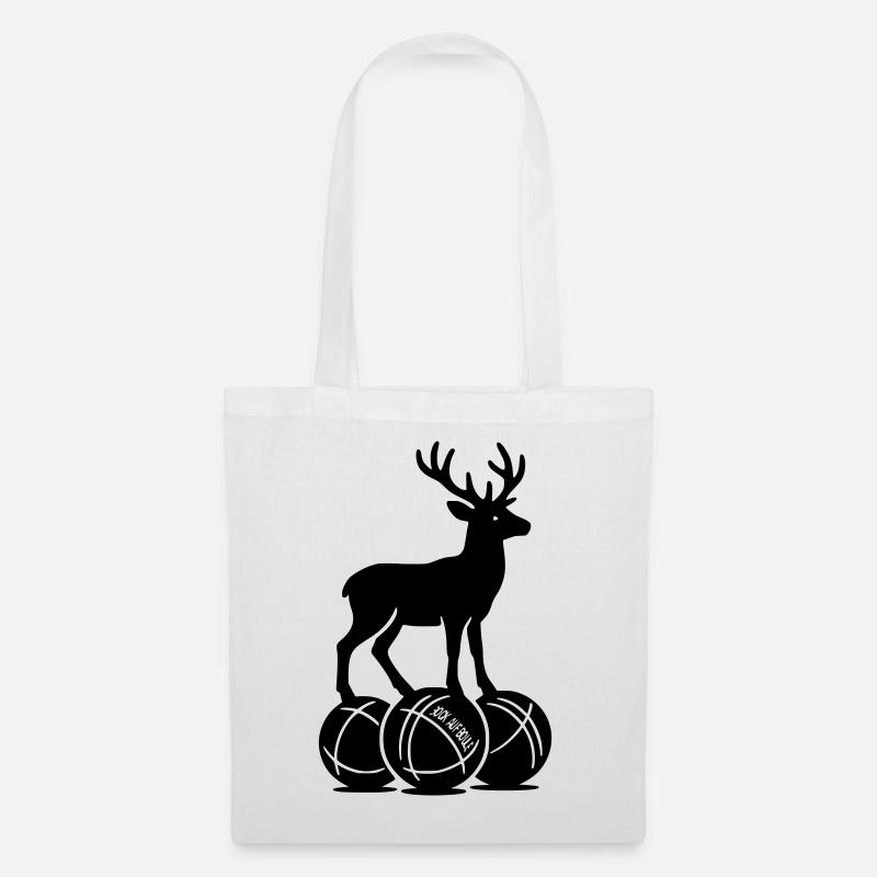 Bock auf Boule - Stoffbeutel - Weiß
