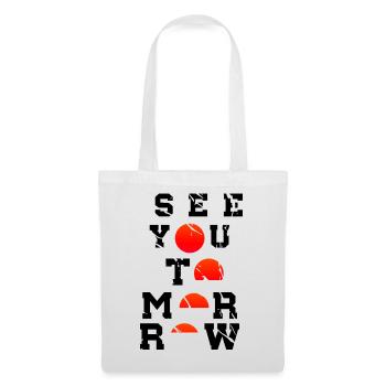 See You Tomorrow Inspiration Art Japon - Sac en tissu - blanc - Devant