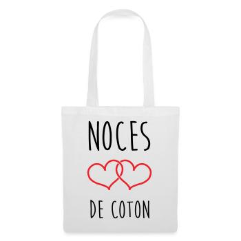 Cotton Wedding 1 Year Wedding - Tote Bag - white - Front