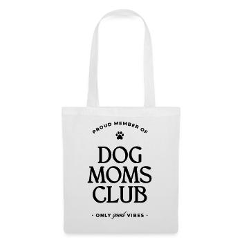 Dog Moms Club - Stoffbeutel - Weiß - Vorne