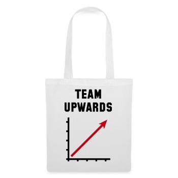 Team Upwards (Success / Progress / POS Red 2C) - Tote Bag - white - Front