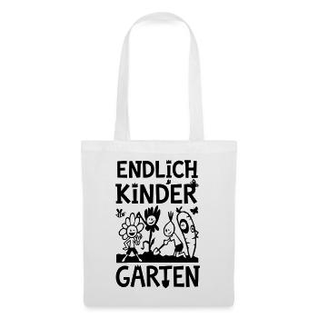 Endlich Kindergarten! - Stoffbeutel - Weiß - Vorne