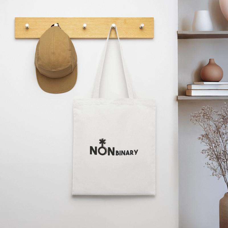 Nonbinary nonbinary nonbinary symbol multi-driving Tote Bag