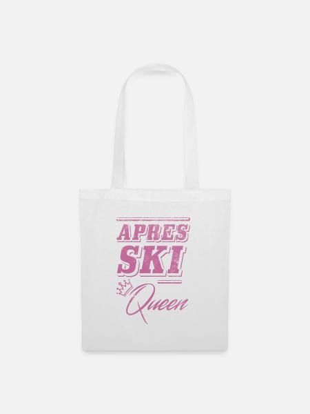 Après Ski Queen - Tote Bag - white