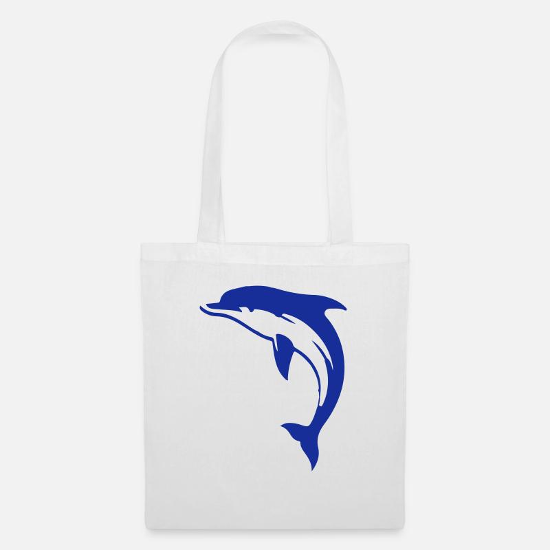 dolphin - Stoffbeutel - Weiß