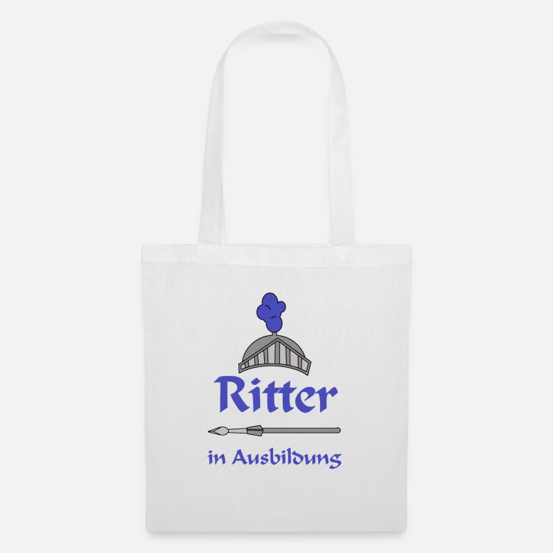 Ritter - Stoffbeutel - Weiß