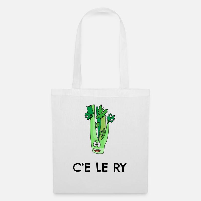 CELERY C'EST LA VIE - Tote Bag - white