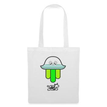 UFO Hamsa - Tote Bag - white - Front