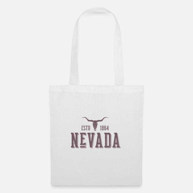 État du Nevada État du Nevada - Sac en tissu - blanc