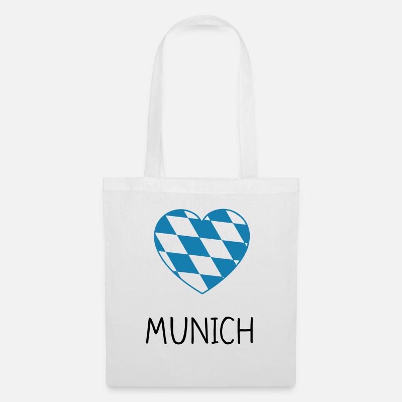 Munich Heart - Stoffbeutel - Weiß