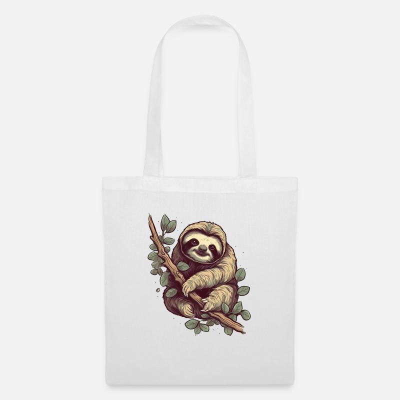 Sloth - Tote Bag - white