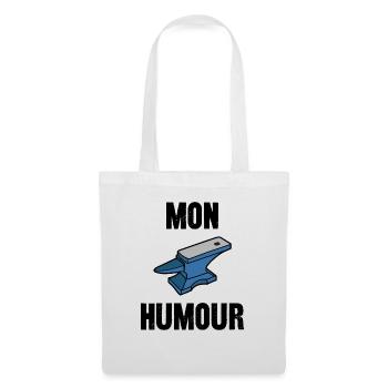 mon humour - Sac en tissu - blanc - Devant
