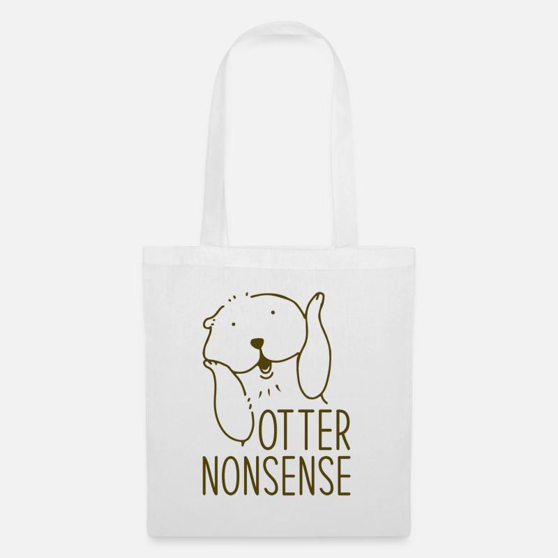 Otter Unsinn - Stoffbeutel - Weiß