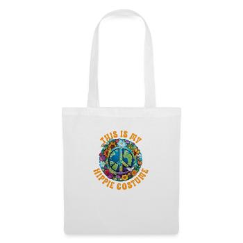 Hippie Peace Sign Peace Flowers Flower Child - Sac en tissu - blanc - Devant