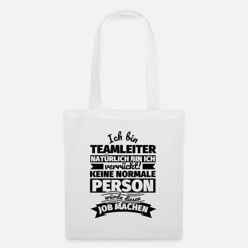 Teamleiter Geschenke - Stoffbeutel - Weiß