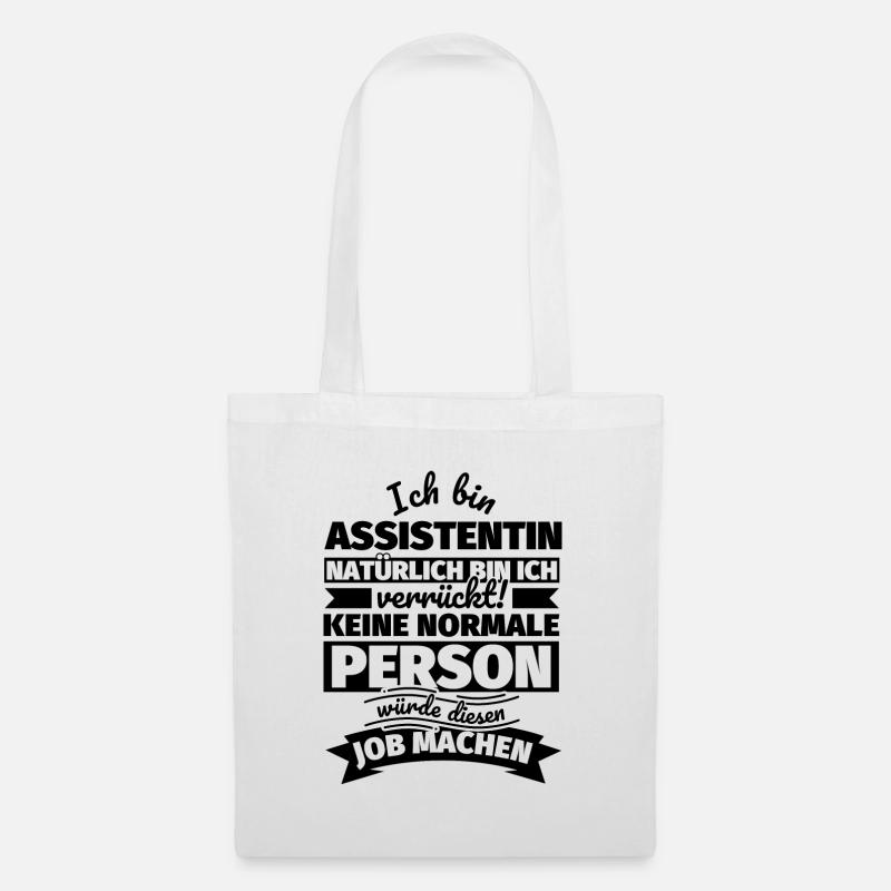 Assistentin Geschenke - Stoffbeutel - Weiß