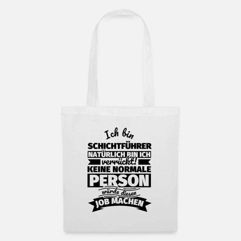 Schichtführer Geschenke - Stoffbeutel - Weiß