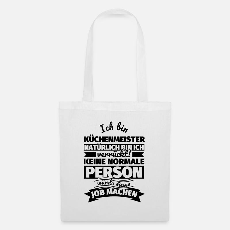 Küchenmeister Geschenke - Stoffbeutel - Weiß