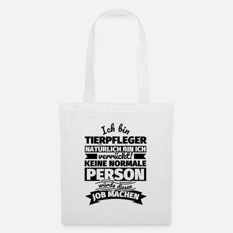 Tierpfleger Geschenke - Stoffbeutel - Weiß