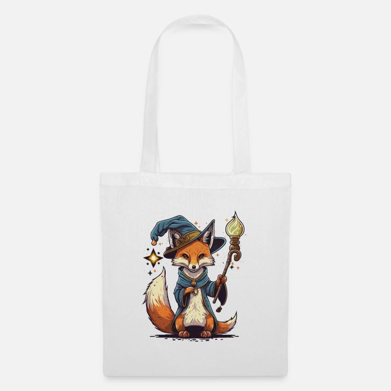 Magischer Fuchs - Stoffbeutel - Weiß
