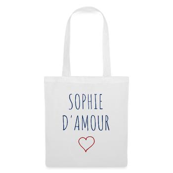 SOPHIE D'AMOUR - COEUR - Sac en tissu - blanc - Devant