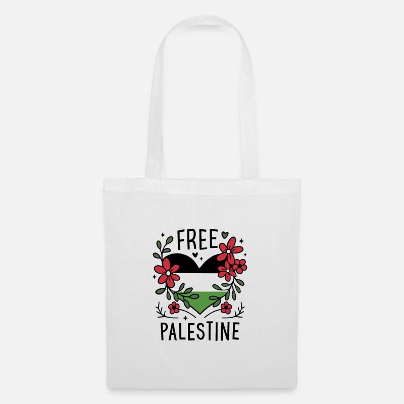 Free palestine drapeau - Mulepose - hvid