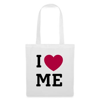 I love me - Stoffbeutel - Weiß - Vorne