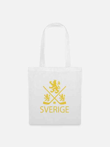 Sverige Hockey - Stoffbeutel - Weiß