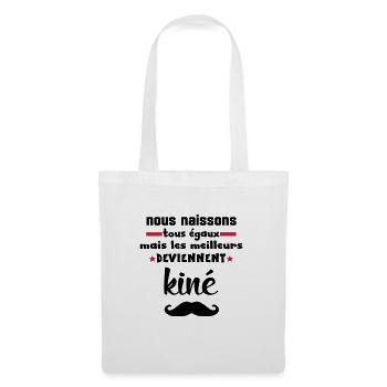 NOUS NAISSONS EGAUX - Sac en tissu - blanc - Devant