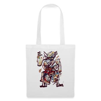 Samurai Abstract - Tote Bag - white - Front