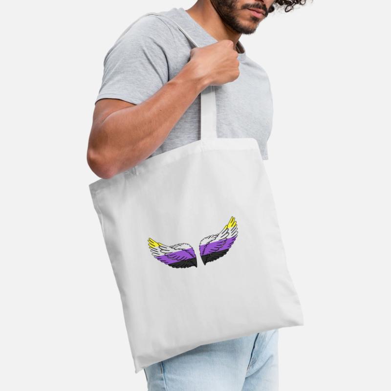 Wing Nonbinary Non-Binary Gender Nonbinary Tote Bag