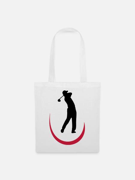 golf - Stoffbeutel - Weiß