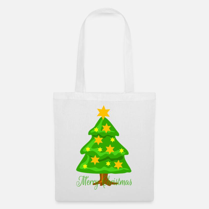 Tannenbaum Weihnachten - Stoffbeutel - Weiß