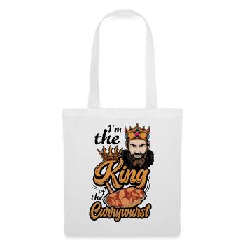 Je suis le roi de la Currywurst - Sac en tissu - blanc - Devant